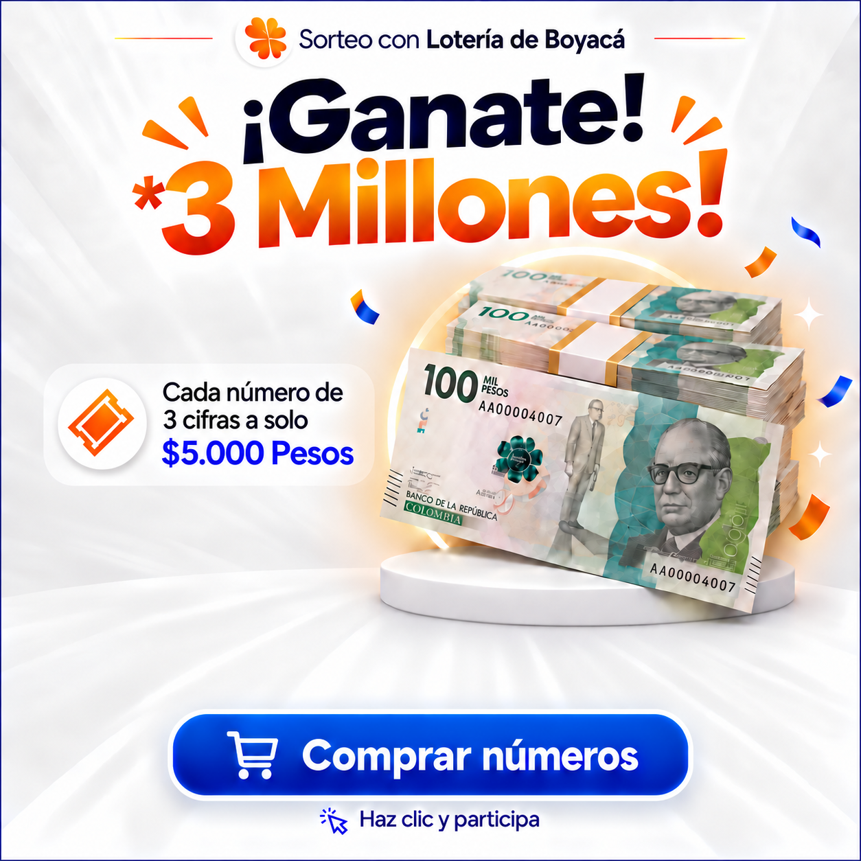Gana Hasta 3 millones
