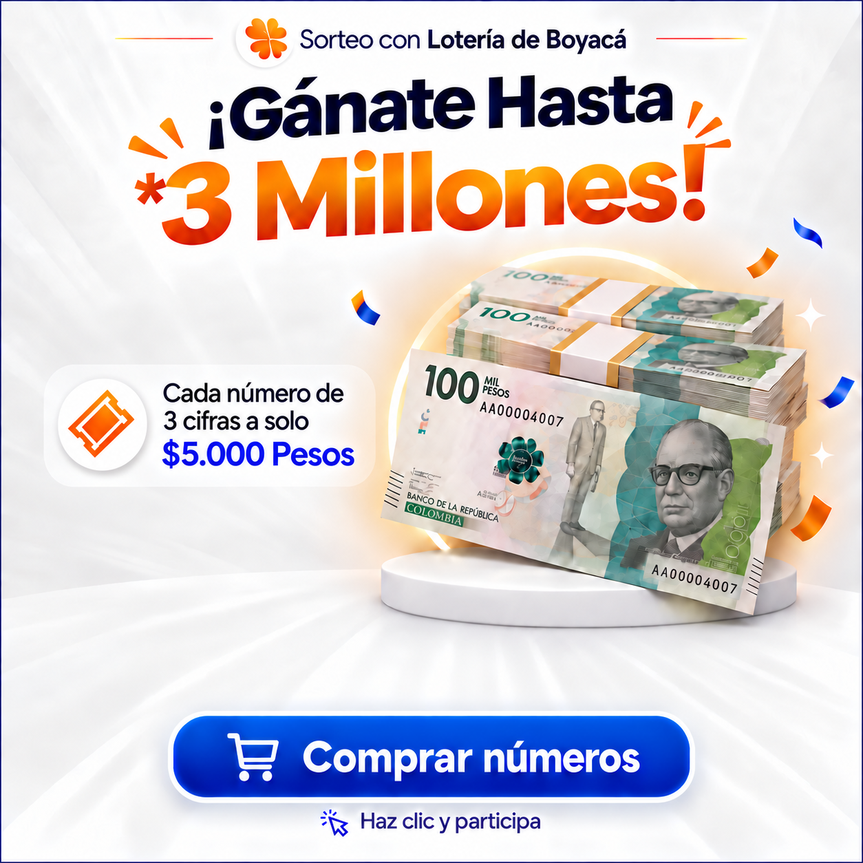 Gana Hasta 3 millones
