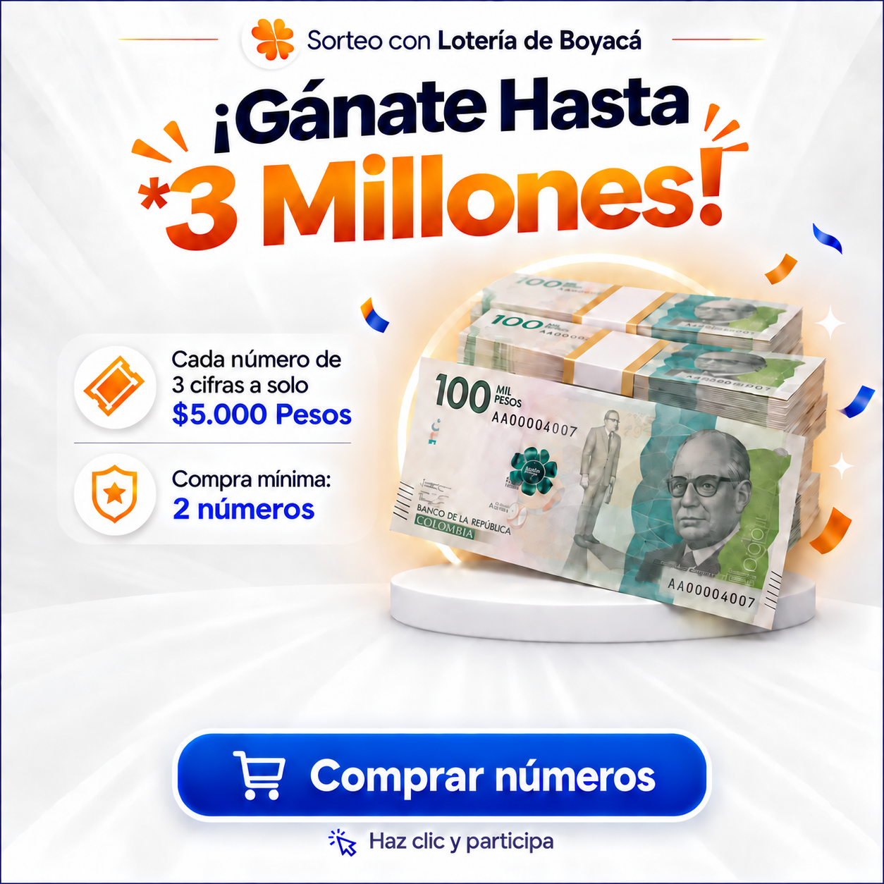 Gana Hasta 3 millones